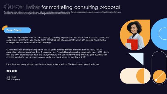 Cover Letter For Marketing Consulting Proposal Ppt Show Gridlines