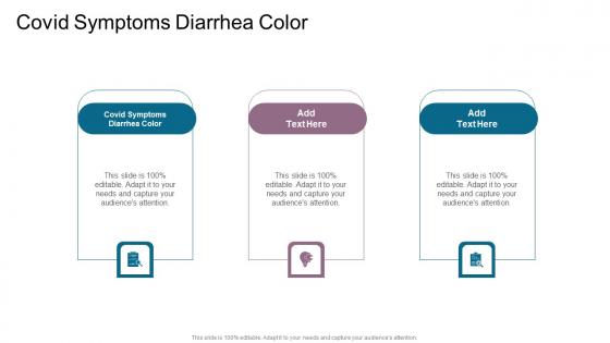 Covid Symptoms Diarrhea Color In Powerpoint And Google Slides Cpb