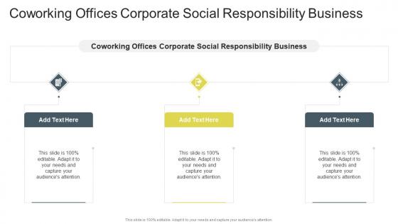 Coworking Offices Corporate Social Responsibility Business In Powerpoint And Google Slides Cpb