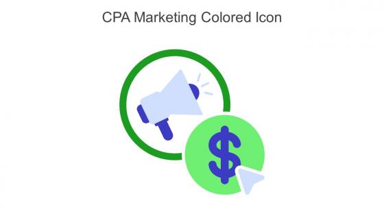 CPA Marketing Colored Icon In Powerpoint Pptx Png And Editable Eps Format