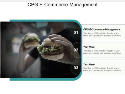 Cpg e commerce management ppt powerpoint presentation infographic template example file cpb
