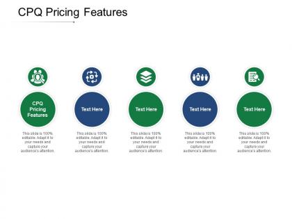 Cpq pricing features ppt powerpoint presentation model smartart cpb