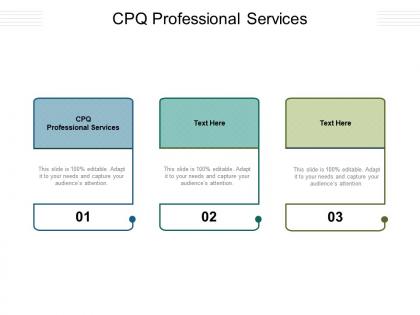 Cpq professional services ppt powerpoint presentation templates cpb