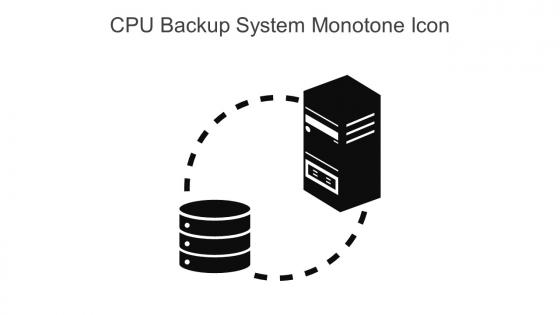 Cpu Backup System Monotone Icon In Powerpoint Pptx Png And Editable Eps Format