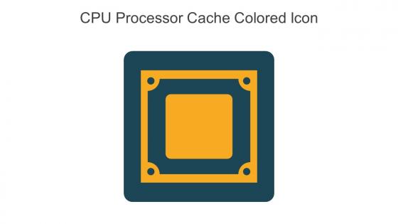 CPU Processor Cache Colored Icon In Powerpoint Pptx Png And Editable Eps Format