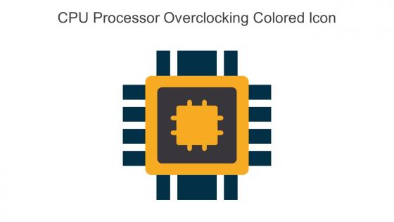 CPU Processor Overclocking Colored Icon In Powerpoint Pptx Png And Editable Eps Format
