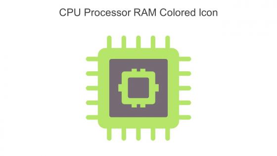 CPU Processor RAM Colored Icon In Powerpoint Pptx Png And Editable Eps Format