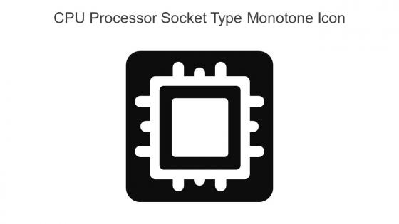 CPU Processor Socket Type Monotone Icon In Powerpoint Pptx Png And Editable Eps Format