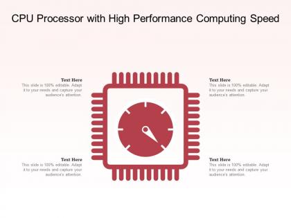 Cpu processor with high performance computing speed