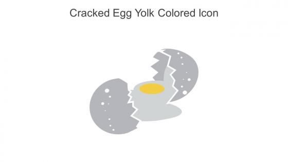 Cracked Egg Yolk Colored Icon In Powerpoint Pptx Png And Editable Eps Format