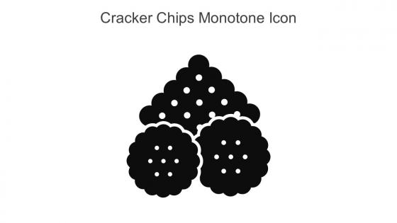 Cracker Chips Monotone Icon In Powerpoint Pptx Png And Editable Eps Format