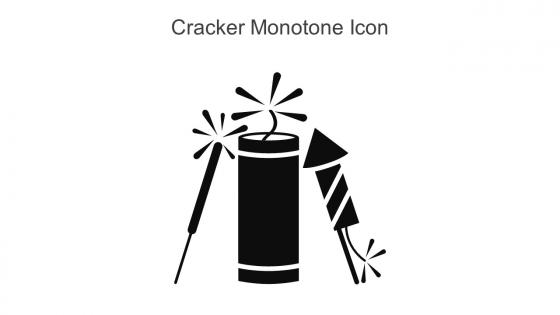 Cracker Monotone Icon In Powerpoint Pptx Png And Editable Eps Format