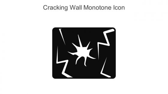 Cracking Wall Monotone Icon In Powerpoint Pptx Png And Editable Eps Format