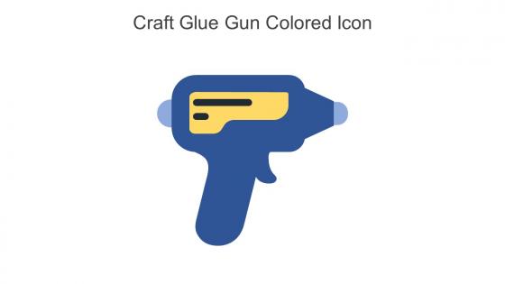 Craft Glue Gun Colored Icon In Powerpoint Pptx Png And Editable Eps Format
