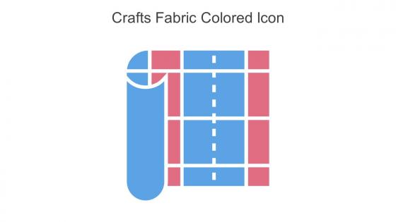 Crafts Fabric Colored Icon In Powerpoint Pptx Png And Editable Eps Format
