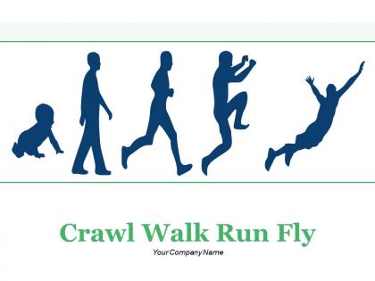 Crawl Walk Run Fly Arrow Pointer