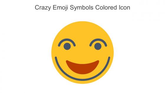Crazy Emoji Symbols Colored Icon In Powerpoint Pptx Png And Editable Eps Format