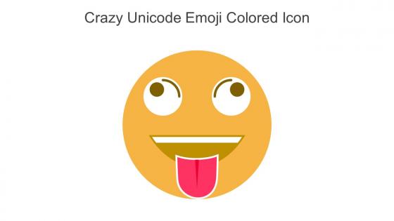 Crazy Unicode Emoji Colored Icon In Powerpoint Pptx Png And Editable Eps Format
