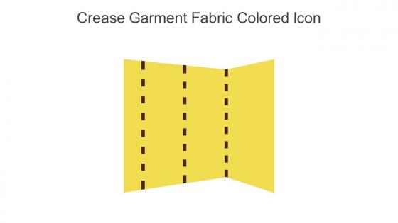 Crease Garment Fabric Colored Icon In Powerpoint Pptx Png And Editable Eps Format