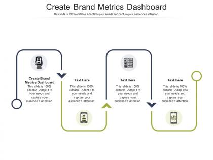 Create brand metrics dashboard ppt powerpoint presentation styles introduction cpb