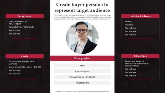 Create Buyer Persona To Represent Target Audience Real Time Marketing Guide For Improving