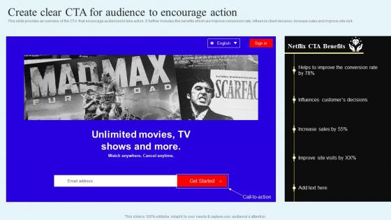 Create Clear CTA For Audience To Encourage Action Direct Response Marketing Campaigns Engage MKT SS V