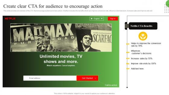 Create Clear CTA For Audience To Encourage Action Process To Create Effective Direct MKT SS V