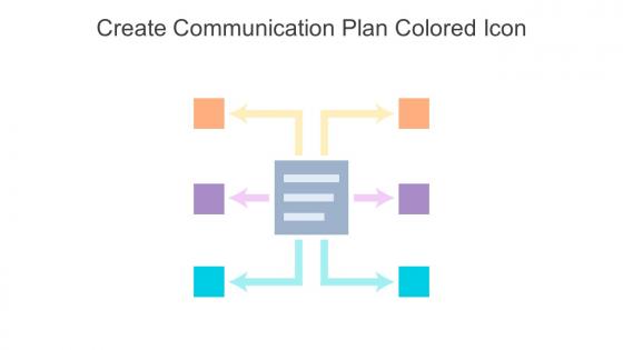 Create Communication Plan Colored Icon In Powerpoint Pptx Png And Editable Eps Format
