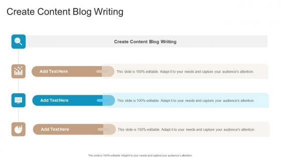 Create Content Blog Writing In Powerpoint And Google Slides Cpb