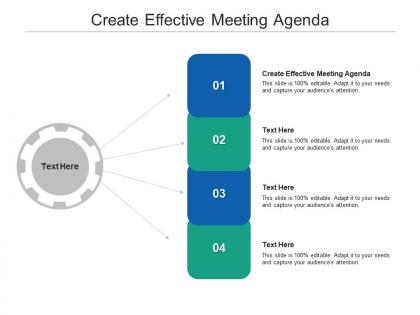 Create effective meeting agenda ppt powerpoint presentation show graphics download cpb