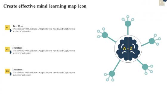 Create Effective Mind Learning Map Icon