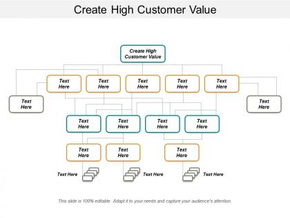 Create high customer value ppt powerpoint presentation gallery graphics cpb