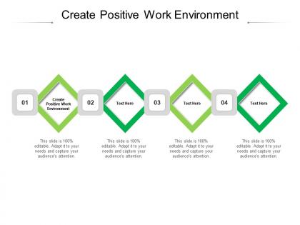 Create positive work environment ppt powerpoint presentation outline inspiration cpb