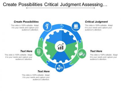 Create possibilities critical judgment assessing information best solution