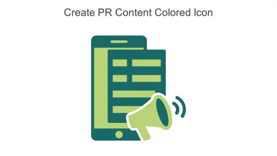 Create PR Content Colored Icon In Powerpoint Pptx Png And Editable Eps Format