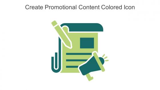 Create Promotional Content Colored Icon In Powerpoint Pptx Png And Editable Eps Format