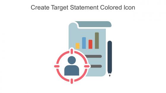 Create Target Statement Colored Icon In Powerpoint Pptx Png And Editable Eps Format