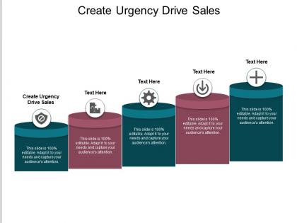 Create urgency drive sales ppt powerpoint presentation infographics clipart images cpb