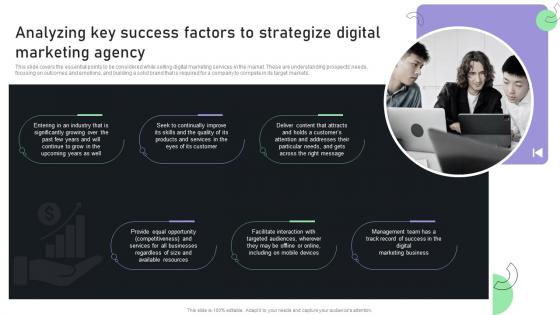 Creating A Business Plan For Your Digital Analyzing Key Success Factors To Strategize Digital BP SS