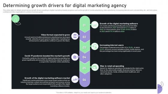 Creating A Business Plan For Your Digital Determining Growth Drivers For Digital Marketing BP SS