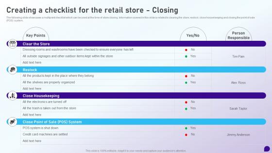 Creating A Checklist For The Retail Store Closing Launching Retail Company