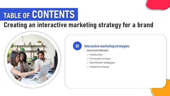 Creating An Interactive Marketing Strategy For A Brand Table Of Contents MKT SS V