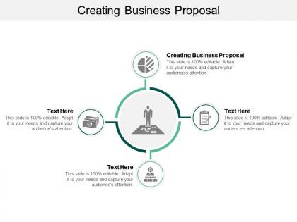 Creating business proposal ppt powerpoint presentation file tips cpb