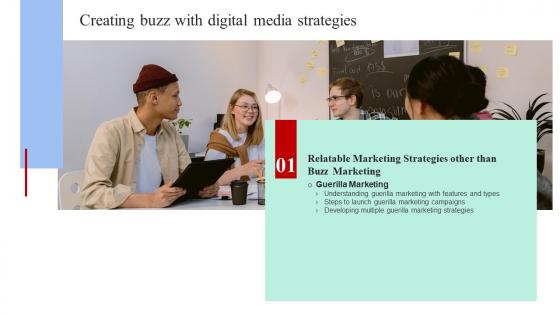 Creating Buzz With Digital Media Strategies Table Of Content MKT SS V