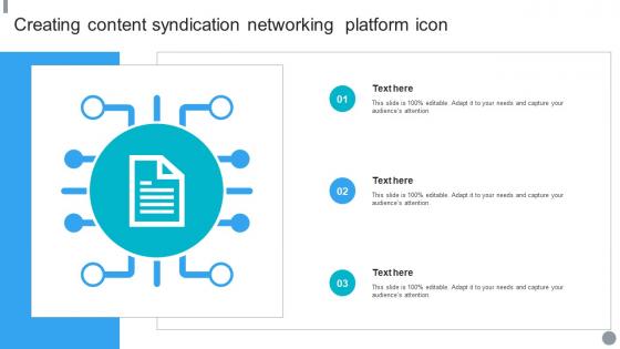 Creating Content Syndication Networking Platform Icon