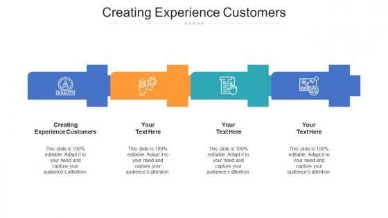 Creating experience customers ppt powerpoint presentation infographic template graphics design cpb