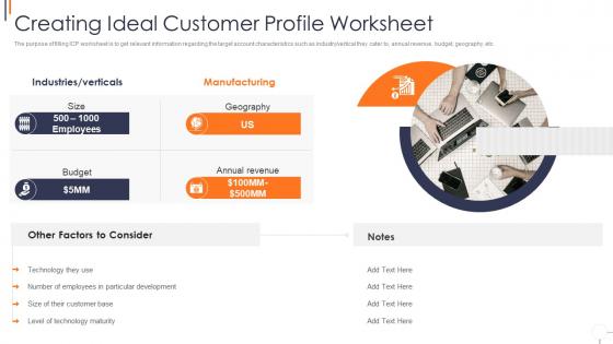 Creating ideal customer profile worksheet effective account based marketing strategies
