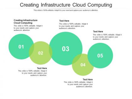 Creating infrastructure cloud computing ppt powerpoint presentation guidelines cpb