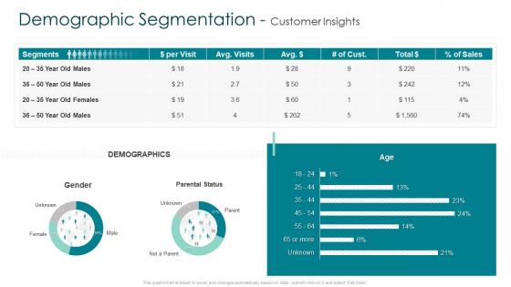 Creating marketing strategy for your organization demographic segmentation customer
