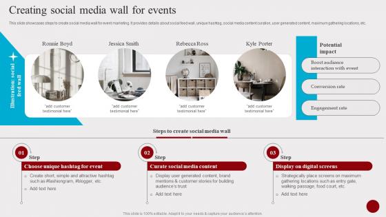 Creating Social Media Wall For Events Hosting Experiential Events MKT SS V